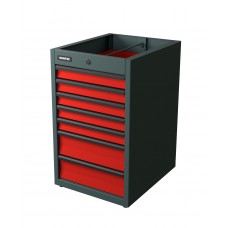Тумба с 7-ю ящиками красный RUNTEC TI7-7016-3020