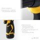 Дрель-шуруповерт бесщеточная 12 В, 35 Н·м, 1 АКБ (2 А·ч), кейс STEHER CDB-120-1