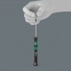 Отвёртка прецизионная TX 6 x 40 мм с фиксацией TORX HF Kraftform Micro серия 2067 Wera WE-118182