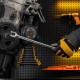Набор инструментов, 1/2, 3/8, 1/4, CrV, S2, пластиковый кейс, 232 предмета Denzel