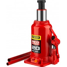 Домкрат бутылочный гидравлический 20 т, 242 - 452 мм RED FORCE Professional STAYER 43160-20