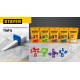 STAYER СВП TileFix, комплект: 1,0 мм, зажим + клин, 50 + 50 шт, система выравнивания плитки ?ворота? (33841-H50)