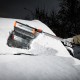 Щетка-сметка для снега со скребком и водосгоном, телескопическая, поворотная голова Stels (55299)