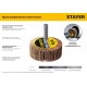 Круг шлифовальный лепестковый d 50 x 20 мм, P320, на шпильке d 6 мм STAYER 36607-320