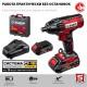 Винтоверт ударный 18 В 250 Н·м 2 АКБ 2 А·ч кейс ЗУБР С1-18 ГВЛ-255-22