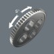Набор с трещоткой 1/2 38 пр. Zyklop Speed серия 8100 SC 4 Wera WE-003647