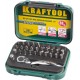 Набор бит с мини-трещоткой, 33 шт KRAFTOOL 26157-H33