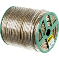 Трос стальной 8 мм, L 100 м, в полимерной оболочке STAYER 30410-80