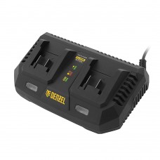 Устройство зарядное для аккумуляторов IBC-18-3.0-2, Li-Ion, 18В, 3.0 А, для двух батарей Denzel (28454)