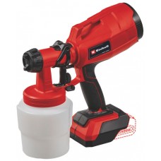 Краскопульт аккумуляторный Einhell TC-SY 18/60 Li, 18В,2 сопла,наб д. чистки,без АКК и ЗУ (4260025)