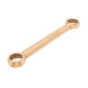 Ключ гаечный накидной двусторонний плоский 32х36 искробезопасный сплав BeCu 153A-3236, HORTZ