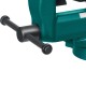 Кованые стальные тиски FORGE--130/150, с регулировкой компенсации люфта KRAFTOOL 32700-150