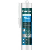 Водостойкий монтажный клей AQUA, 310 мл, белый KRAFTOOL 41345_z01