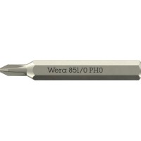 851/0 Micro Phillips Бита крестовая, JCIS PH 0 x 30 мм, хвостовик шестигранный 5/32