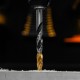 Сверло спиральное по металлу 10 x 133мм, Р6М5, Golden Tip, многогранная заточка Denzel (718285)