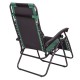 Кресло-шезлонг складное, многопозиционное 160 х 63.5 х 109 cм Camping Palisad (69606)