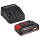 Перфоратор аккумуляторный Einhell PXC TC-HD 18/12 Li, 18В,1.3Дж, ЗУ + 1 акк.2.5Ач (4513970SET)