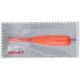 Гладилка стальная с пластиковой ручкой, 280х130 мм зубчатая, зуб 6х6 мм (05137)