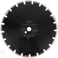 Диск отрезной алмазный по асфальту, 350 х 3.2 х 7 х 25.4 мм (37335М)