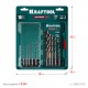 KRAFTOOL НЕХ-1/4?, 10 шт, набор сверл по металлу для винтовёртов и шуруповертов IMPACT READY (29652-H10)