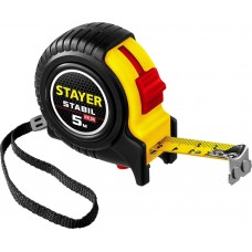 Рулетка 5 м х 19 мм Stabil Professional STAYER 34131-05