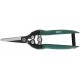 Секатор цветочный, режущие кромки внахлест, ПВХ накладки на ручки 180 мм (77075)