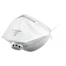 Полумаска фильтрующая плоская класс защиты FFP1 с клапаном выдоха ЗУБР 11166_z01