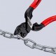 Болторез компактный S 160 мм, с выемкой на кромках, обливные ручки CoBolt KN-7131160