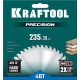 Пильный диск по дереву Precision, 235 х 30 мм, 48Т KRAFTOOL 36952-235-30