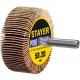 Круг шлифовальный лепестковый d 50 x 20 мм, P180, на шпильке d 6 мм STAYER 36607-180