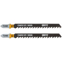 Полотна по дереву, HCS, разведенные, шлифованные зубья 100/74/4,2 мм (Т144D), 2 шт. (40886)