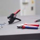 Стриппер автоматический 0.03-10 мм? AWG 32-8 3-в-1, рез до 10 мм?, обжим: квадрат, 0.25-4 мм?, 2 х 2.5 мм?, 190 мм, SB NexStrip KNIPEX KN-1272190SB