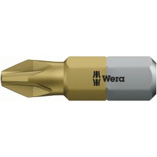 Бита PZ 2 x 25 мм сверхтвёрдая нитрид титана 1/4