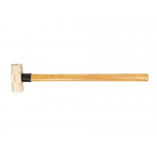 Кувалда 7,2 кг AlCu рукоятка дерево гикори искробезопасная 191G-1034, HORTZ
