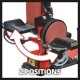 Станок шлифовальный Einhell TC-US 380, 380Вт, круг 150мм(шкурка), лента 100х914мм,стол,угл.упор (4419257)