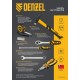 Набор инструментов, 1/2, 1/4, CrV, S2, пластиковый кейс, 100 предметов Denzel
