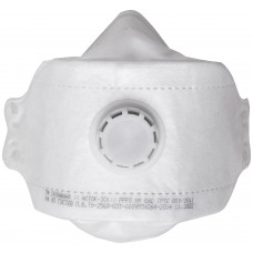 Полумаска фильтрующая, FFP3, складная (трехпанельная), 4-х слойная, с клапаном, Профи (12299)