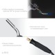 Газовая горелка Blue Fire KS-8000, со шлангом 1.4 м, с пьезоподжигом на баллон, турбо нагрев + 30%, 2000°C KRAFTOOL 55512