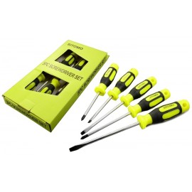 Набор отверток 5 шт. (3 шлицевых, 2 крестовых) SITOMO
