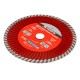 Диск алмазный, отрезной Turbo, 180 х 22.2 мм, сухая резка Matrix Professional (73181)