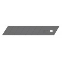 Черные сегментированные лезвия EXCEL BLACK 25 мм, 20 шт, в пластиковом кейсе + блистер, особо острые OLFA OL-HBB-20