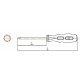Отвертка Torx Т60*400 мм (общ.527мм) искробезопасный сплав AlCu 264A-1020, HORTZ