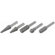 Шарошки стальные по дереву, 5 шт. (36455)