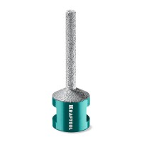 Вакуумная алмазная фреза пальчиковая с конусом VS DIAMOND, d 6 мм (М14, 50 мм) KRAFTOOL 29811-06