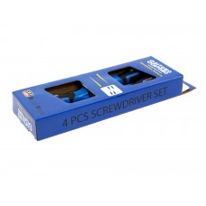 Набор отверток усиленных (ударных) 4 предмета (PH1x100, PH2x150; SL5x100, SL6x150) CrV SITOMO