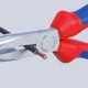 Длинногубцы с режущими кромками, губки 40°, 200 мм, фосфатированные, обливные ручки (KN-2621200)