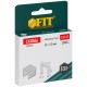 Скобы для степлера закалённые прямоугольные 11,3 мм х 0,7 мм (узкие тип 53) 12 мм, 1000 шт. (31312)
