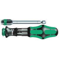 Kraftform Kompakt 20 A, набор бит с отвёрткой-битодержателем и патроном Rapidaptor, 7 пр. (WE-051019)