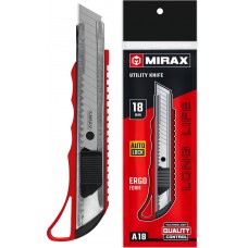 Нож с автостопом 18 мм MIRAX 09127