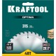 Пильный диск по дереву Optima, 315 х 30 мм, 48Т KRAFTOOL 36951-315-30